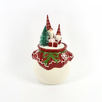 Barattolo con con Tappo Gnome e Albero