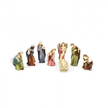Natività Completa in Abiti Scuri