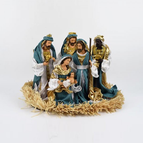 Natività su giaciglio di paglia