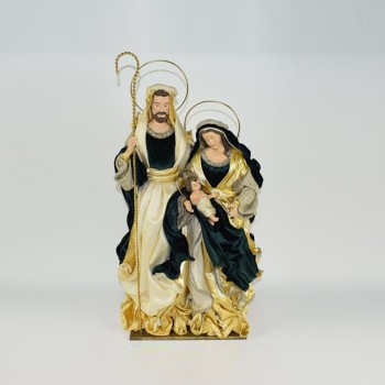 Natività in velluto verde