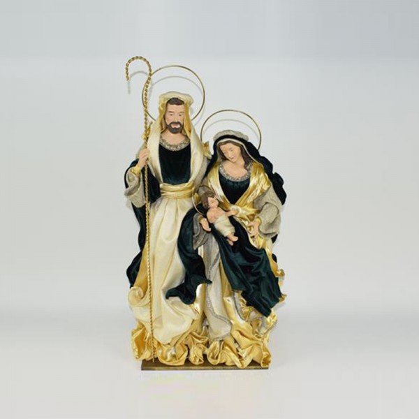Natività in velluto verde