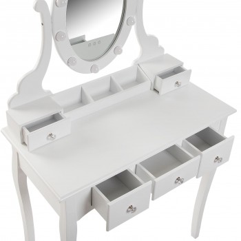 Toeletta Trucco Diva con Led Eurto